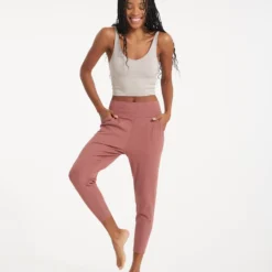 Pose At Ease Pant | Rosewood Heather -Fashifyer Sales Store VW479HRO 0172