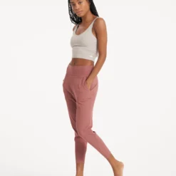 Pose At Ease Pant | Rosewood Heather -Fashifyer Sales Store VW479HRO 0195