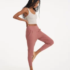 Pose At Ease Pant | Rosewood Heather -Fashifyer Sales Store VW479HRO 0206