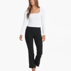 Mid Rise Elevation Slim Bootcut | Black Heather -Fashifyer Sales Store VW487HBKSP23 W ECOMM BOTTOMS 04212 1X1 ef51a45c f2f4 4d40 bb1c 05dcbb5a3751