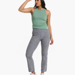 Mid Rise Elevation Slim Bootcut | Heather Grey -Fashifyer Sales Store VW487HTGSP23 W ECOMM BOTTOMS 2902 1X1 6d953640 fe15 44c8 8e1a 1d144d7db634