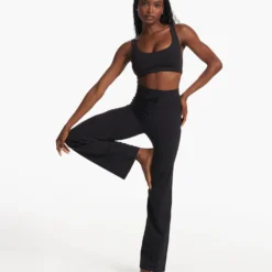 Daily Wideleg - Long | Black -Fashifyer Sales Store VW489 LBLK FA23 W ECOMM PANTS FULL 3