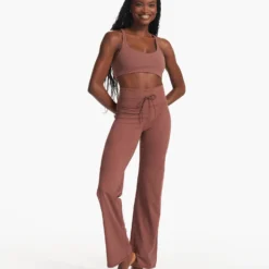 Daily Wideleg - Long | Hazelnut -Fashifyer Sales Store VW489 LHZN FA23 W ECOMM PANTS FULL 2