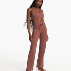 Daily Wideleg - Long | Hazelnut -Fashifyer Sales Store VW489 LHZN FA23 W ECOMM PANTS FULL 3