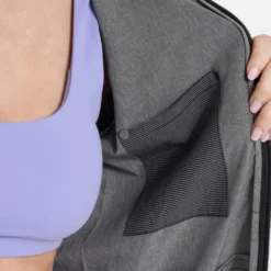 Womens Outdoor Trainer Shell | Black Camo -Fashifyer Sales Store VW501BCM 4373 DETAIL