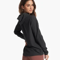 Womens Outdoor Trainer Shell | Black Heather -Fashifyer Sales Store VW501HBK FA23 W ECOMM jackets BACK TOPS 9