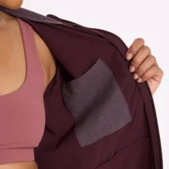 Womens Outdoor Trainer Shell | Ruby Linen Texture -Fashifyer Sales Store VW501RBT 0693