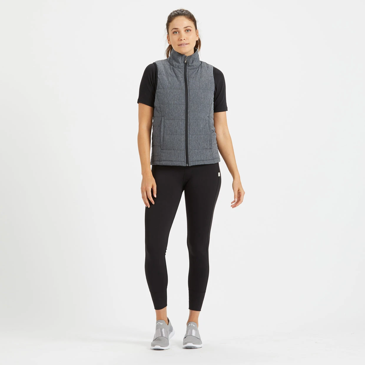 Pacific Vest | Black Linen Texture 4 Pacific Vest | Black Linen Texture - Image 4