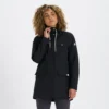 Womens Palisades Rain Jacket | Black