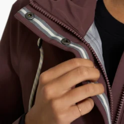 Womens Palisades Rain Jacket | Chestnut -Fashifyer Sales Store VW513CHN 1821