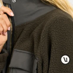 Utility Sherpa Jacket | Dark Oregano -Fashifyer Sales Store VW524DOR 3 a8aa8ff4 e171 4f63 9134 6763506c0f10