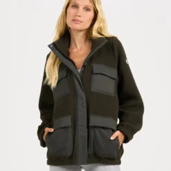 Utility Sherpa Jacket | Dark Oregano