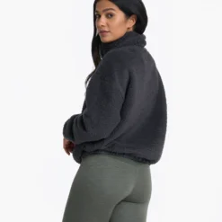 Cozy Sherpa Jacket | Charcoal -Fashifyer Sales Store VW530CCL 1765