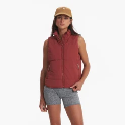 Canyon Insulated Vest | Currant -Fashifyer Sales Store VW533CUR 01438