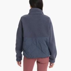 Highlands Sherpa Jacket | Azure 9 Highlands Sherpa Jacket | Azure -Fashifyer Sales Store VW538AZR 2406