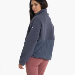 Highlands Sherpa Jacket | Azure 8 Highlands Sherpa Jacket | Azure -Fashifyer Sales Store VW538AZR 2478