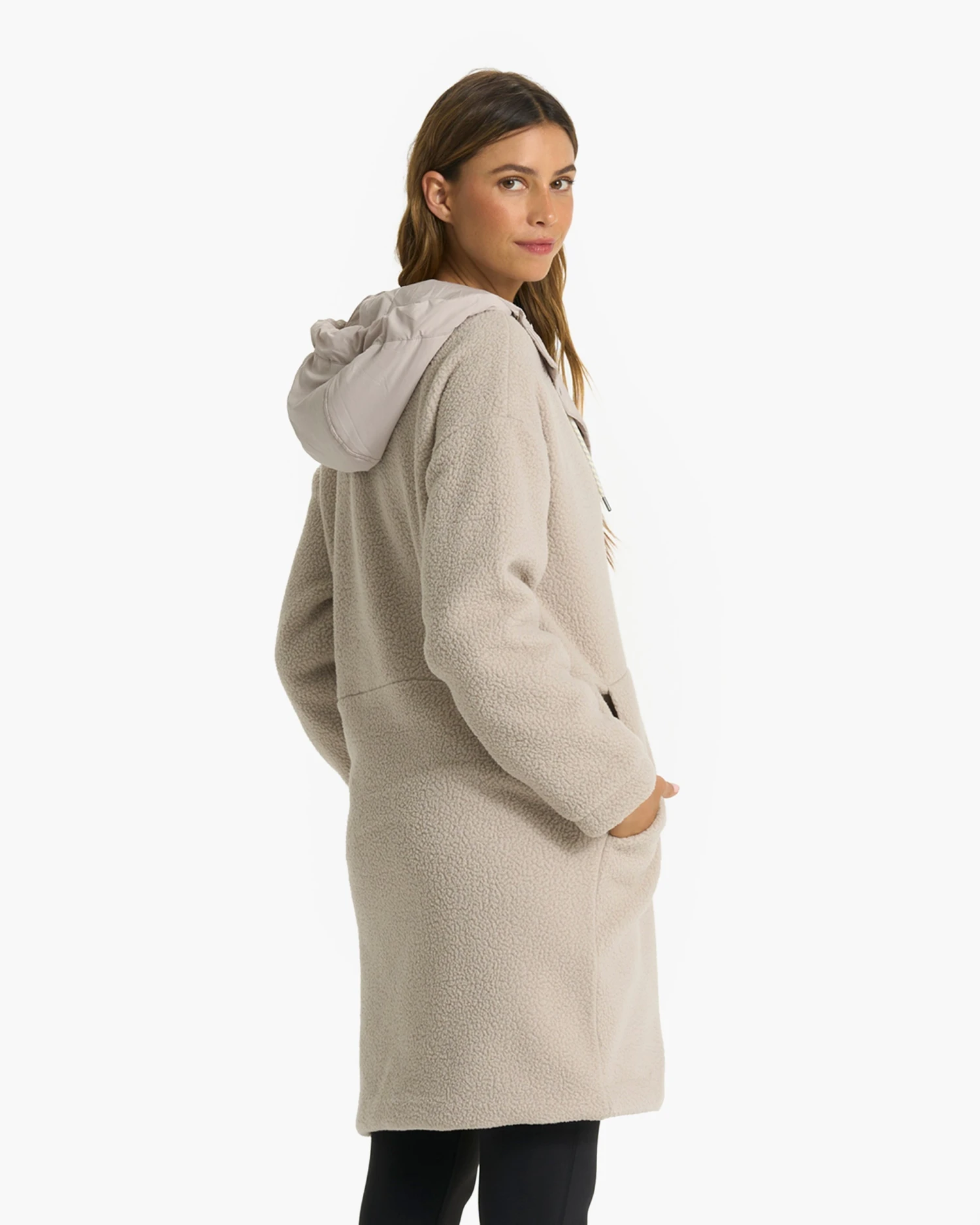 Sherpa Hooded Trench | Dark Salt 3 Sherpa Hooded Trench | Dark Salt - Image 3