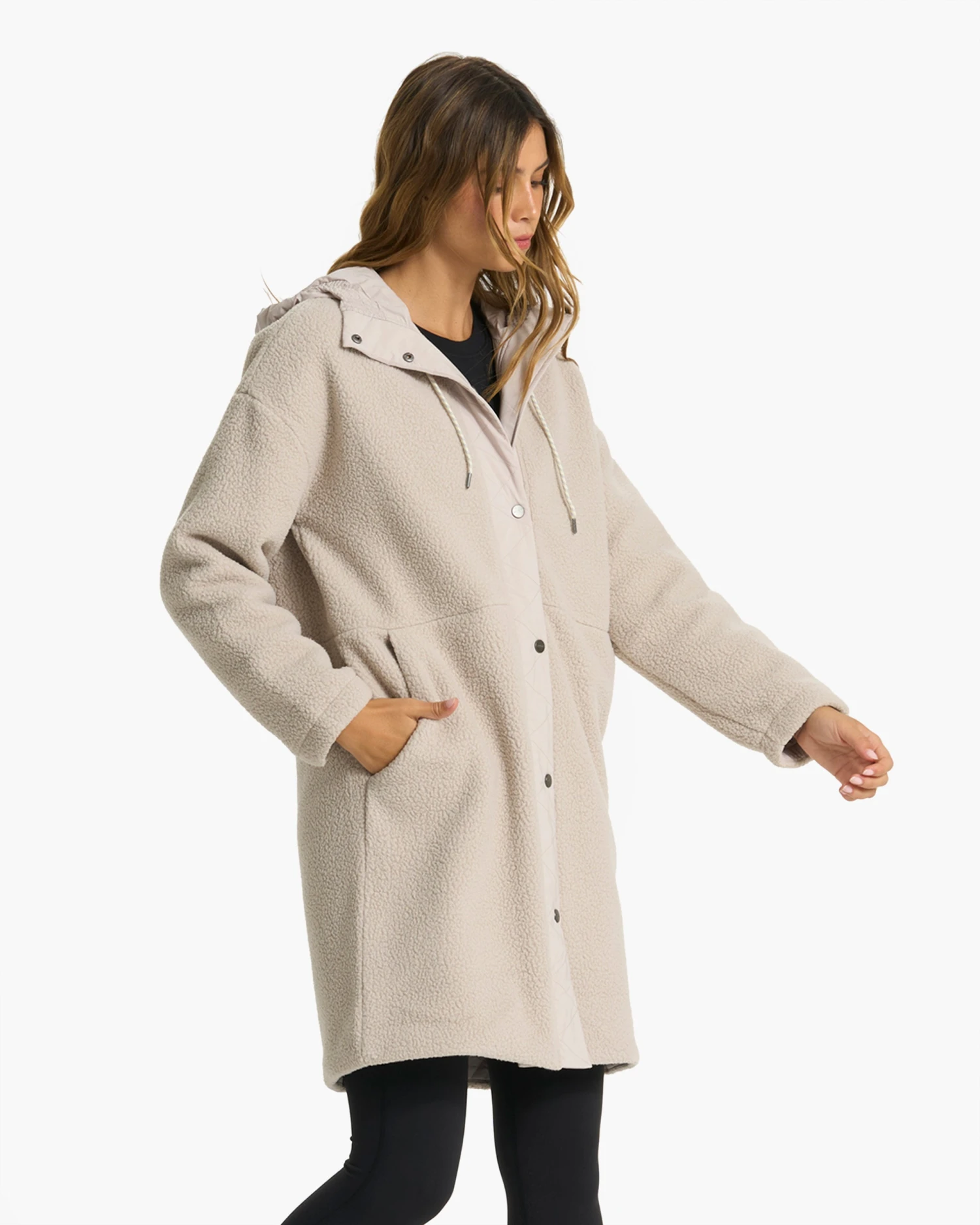 Sherpa Hooded Trench | Dark Salt 1 Sherpa Hooded Trench | Dark Salt