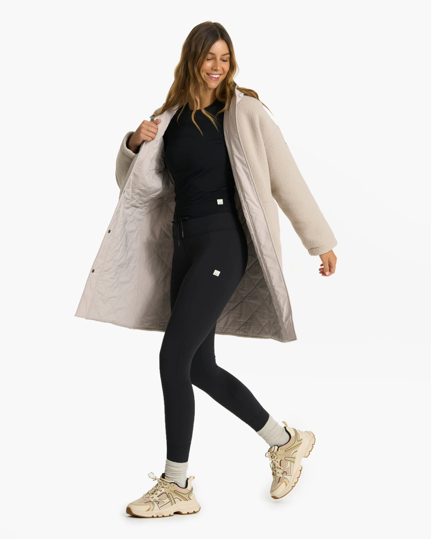 Sherpa Hooded Trench | Dark Salt 5 Sherpa Hooded Trench | Dark Salt - Image 5