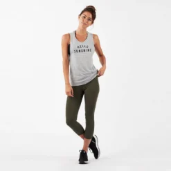 Hello Sunshine Tank | Light Grey -Fashifyer Sales Store VW905LTG 3
