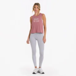 Stay Wild Tank | Mauve Heather -Fashifyer Sales Store VW967HMV 02303